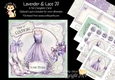 Lavender & Lace 20 6x6 Simply Cards 