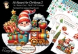 All Aboard for Christmas 2 XL Rocker Card
