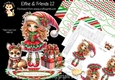 Elfine & Friends 12 Triple Easel