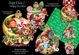 Jingle Elves 2 Hanging Baubles Decoration