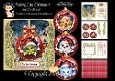Peeking Cute Christmas 4 6x6