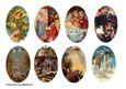 Christmas Cameo Toppers Sheet #3