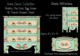 Shabby Chic French Chest of Drawers Duck Egg Green