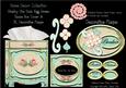 Shabby Chic French Tissue Box Cover & Decorative Plaque