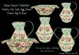 Shabby Chic French Jug/vase/urn & Bowl Kit