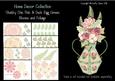 Shabby Chic Blooms & Foliage - Pink & Duck Egg