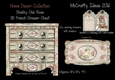 Shabby Chic French Chest of Drawers - Rustic Rose