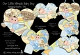 Our Little Miracle Boy Hanging Hearts Trio