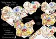 Teddy Bears Picnic Hanging Hearts Trio