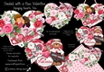 Sealed with a Kiss Valentine Hanging Hearts Trio