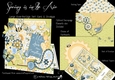 Spring is in the Air Over the Edge Tent Card & Envelope (Large)
