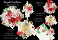 Elegant Christmas Hanging Baubles Trio