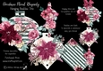 Christmas Floral Rhapsody Hanging Baubles Trio