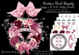 Christmas Floral Rhapsody Design-a-Wreath