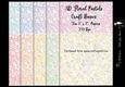 Pastels 8x8 3D Floral Papers 200Dpi