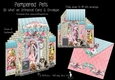 Pampered Pets 3D What an Entrance! Card and Envelope Kit.