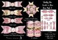 Shabby Chic Rose Pink 2 3D Create a Bow