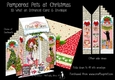Pampered Pets at Christmas 3D What an Entrance! Card and Envelope Kit.