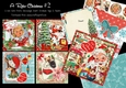A Retro Christmas #2 - 5 6x6 Card Kit