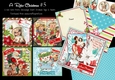 A Retro Christmas #5- 5 6x6 Card Kit