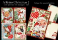 A Retro Christmas 2 - 6x4 Card Front Kit