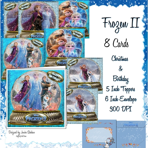 FROZEN II BIRTHDAY AND CHRISTMAS BUMPER KIT