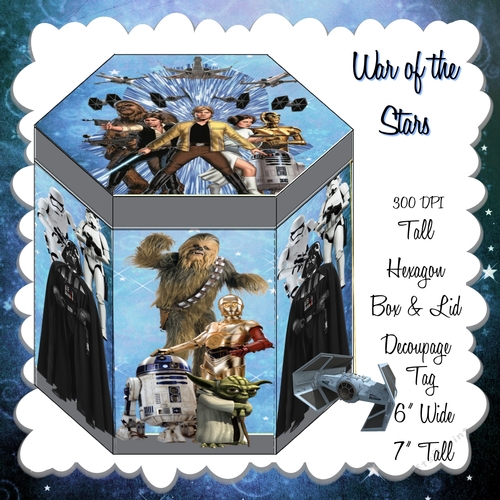 HEXAGON GIFT BOX - WAR OF THE STARS