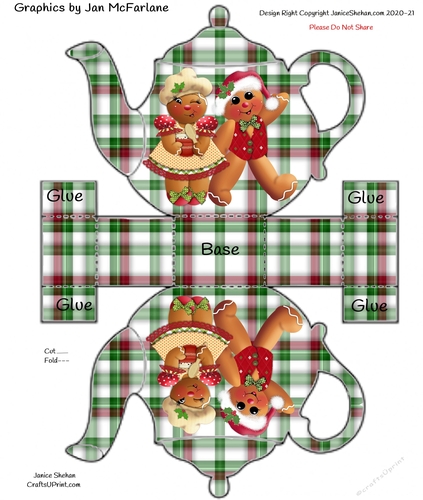 CHRISTMAS COOKIES TEAPOT TEA POT