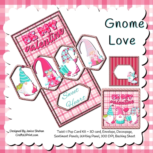GNOME LOVE - TWIST AND POP CARD KIT
