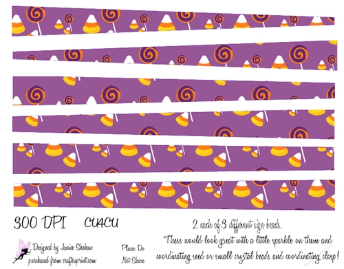 PAPER BEADS HALLOWEEN CANDY PB-95