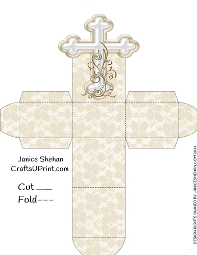 EASTER, BAPTISM, WEDDING, BRIDAL, CHRISTENING, FAVOR TREAT GIFT BOX