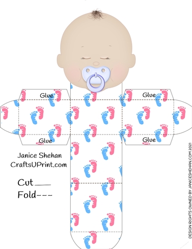 BABY BOY FAVOR GIFT BOX