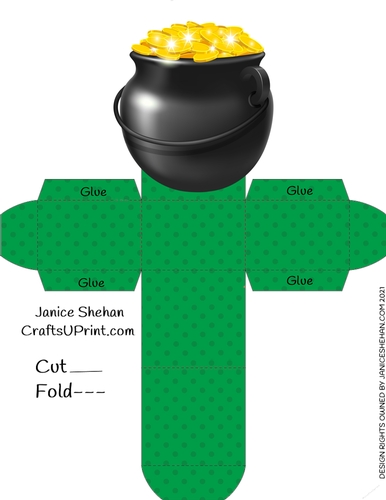 ST. PATRICKS DAY FAVOR GIFT BOX