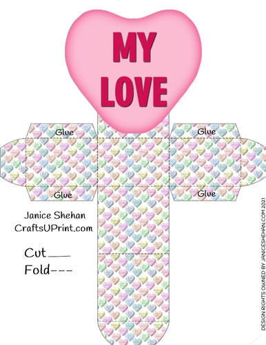 VALENTINES HEARTS DAY FAVOR GIFT BOX 4