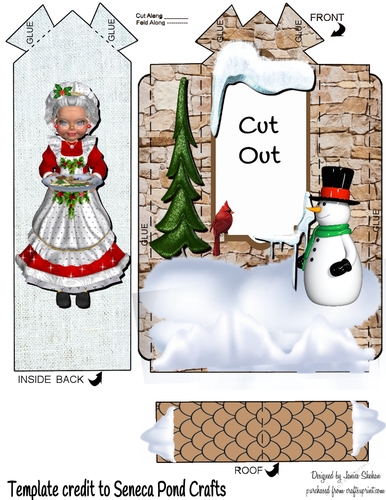 LUMINARY LUMINARIES MRS. C CHRISTMAS 