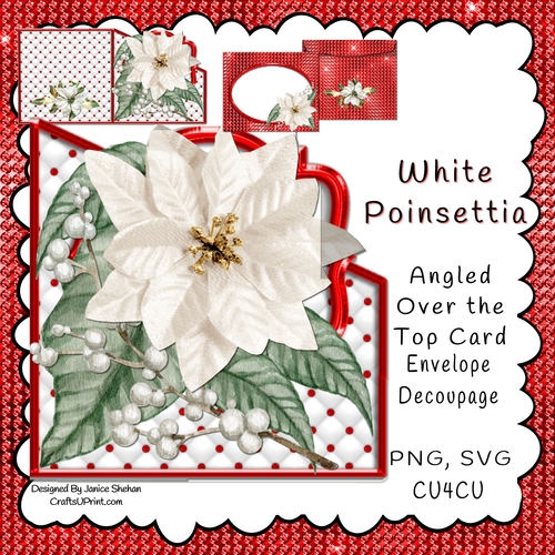 ANGLED OVER THE TOP CARD CHRISTMAS
