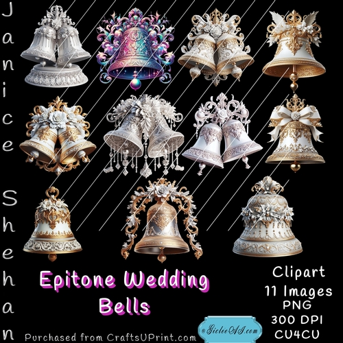 WEDDING, BRIDAL, BRIDE, GORGEOUS, BEAUTIFUL, EPOTME BELLS, BELL, PRINTABLE PNG CLIPART