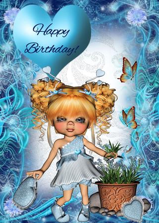Little Blue Girl