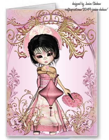 Asian Chinese Japanese Girl Mini Kit