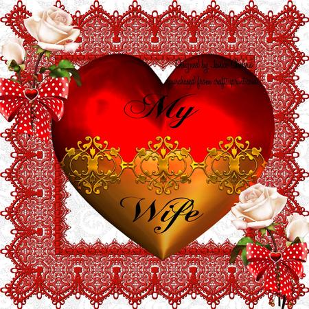 Valentine's Day Love Hearts and Lace