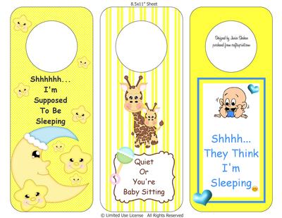 Baby Door Hanger 1