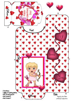 Valentine's Day Cutlery Wrap Holder