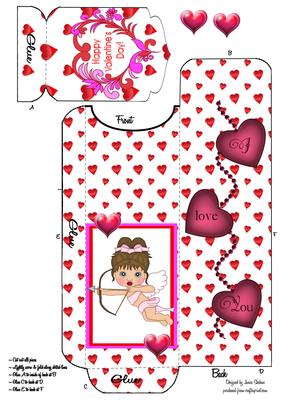 Valentine's Day Cutlery Wrap Holder 2