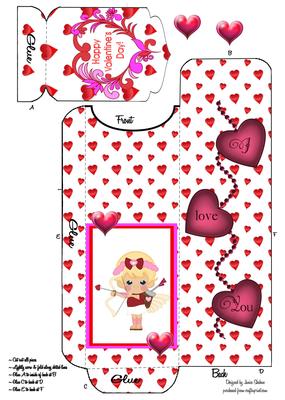 Valentine's Day Cutlery Wrap Holder 3
