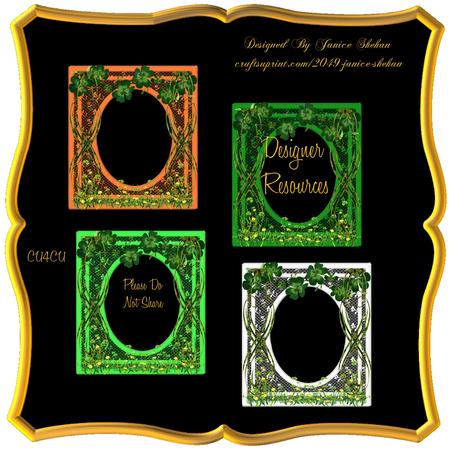 Clover & Lace Aperature Frames Set 3
