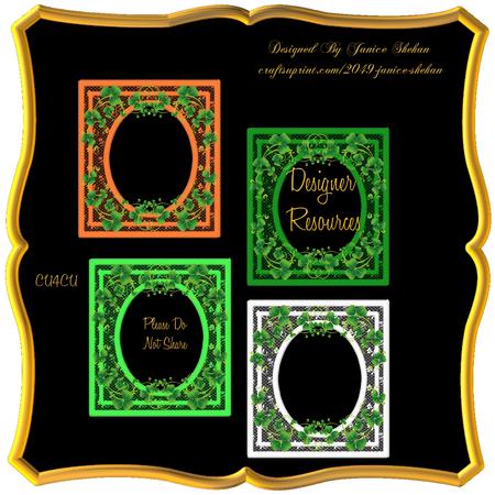 Clover & Lace Aperature Frames Set 1