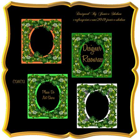 Clover & Lace Aperature Frames Set 2