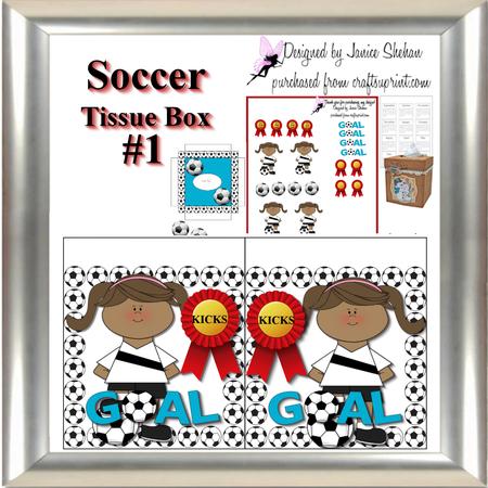 Footballsoccer Foo Tissue Box Get Well Tissue Box Cover Wrap