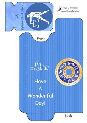 Libra Scales Zodiac Cutlery Wrapper Place Settings Utensil