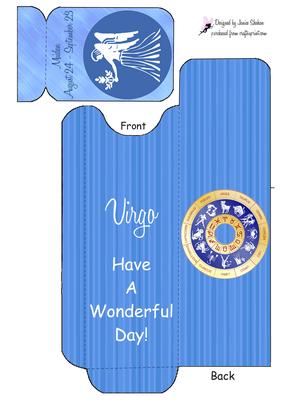 Virgo Maiden Zodiac Cutlery Wrapper Place Settings Utensil